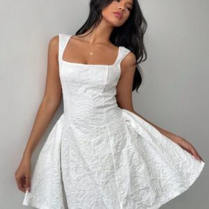 Aloruh Robe mi-longue à bretelles spaghetti de couleur unie pour femme, simple et à la mode, adaptée à l'été