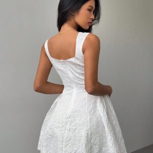 Aloruh Robe mi-longue à bretelles spaghetti de couleur unie pour femme, simple et à la mode, adaptée à l'été