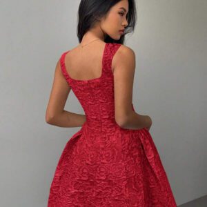 Aloruh Robe mi-longue à bretelles spaghetti de couleur unie pour femme, simple et à la mode, adaptée à l'été