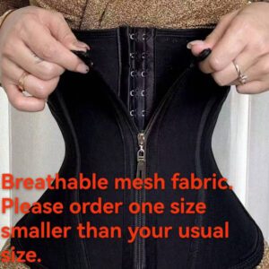 1 pièce Gaine de fitness pour femmes, ceinture de maintien de la taille noire, bande de compression pour la taille et les hanches, gaine de taille post-partum, design minimaliste, tissu en maille respirant