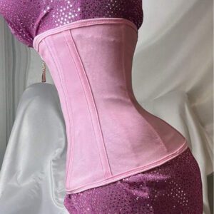 1 pièce Gaine de fitness pour femmes, ceinture de maintien de la taille noire, bande de compression pour la taille et les hanches, gaine de taille post-partum, design minimaliste, tissu en maille respirant