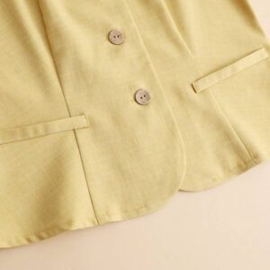 Franclia Ensemble cardigan sans manches et shorts pour femmes, tenue confortable pour les vacances