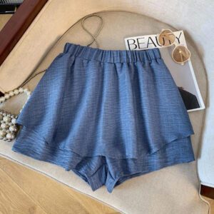 GlowEve 2 pièces/Set Top sans bretelles asymétrique volonté élégant et pantalon pour femmes