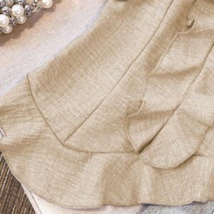 GlowEve 2 pièces/Set Top sans bretelles asymétrique volonté élégant et pantalon pour femmes