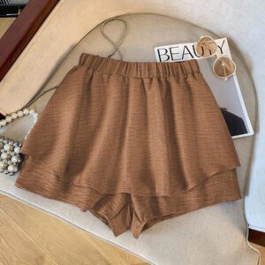 GlowEve 2 pièces/Set Top sans bretelles asymétrique volonté élégant et pantalon pour femmes