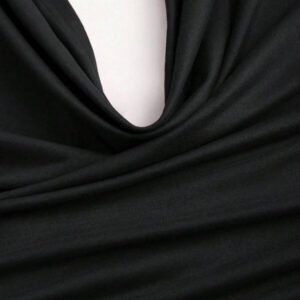 Sweetra Ensemble top sans dos à col drapé et jupe fendue sur le côté