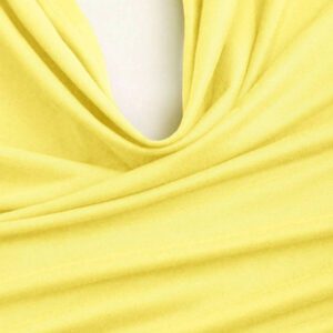 Sweetra Ensemble top sans dos à col drapé et jupe fendue sur le côté