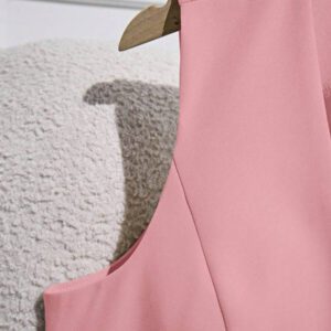 Franclia 2 pièces Ensemble débardeur et jupe à fines bretelles de couleur unie pour femmes, pour le casual ou le bureau