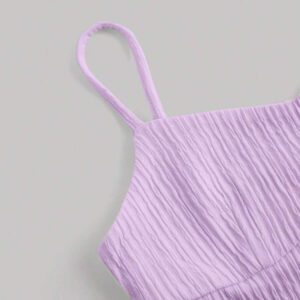 Gooodcoin MOD Ensemble top camisole et jupe longue mi-longue pour femmes, couleur abricot
