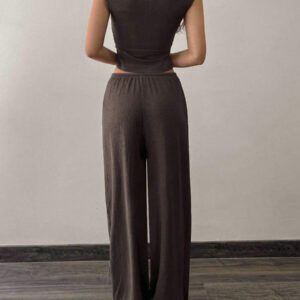Sweetra Ensemble deux pièces pour femme pour le port quotidien