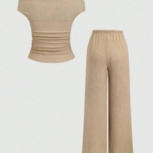 Sweetra Ensemble deux pièces pour femme pour le port quotidien