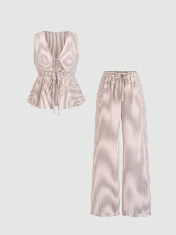 Sweetra Tenue deux pièces pour femmes pour le port quotidien – Image 15