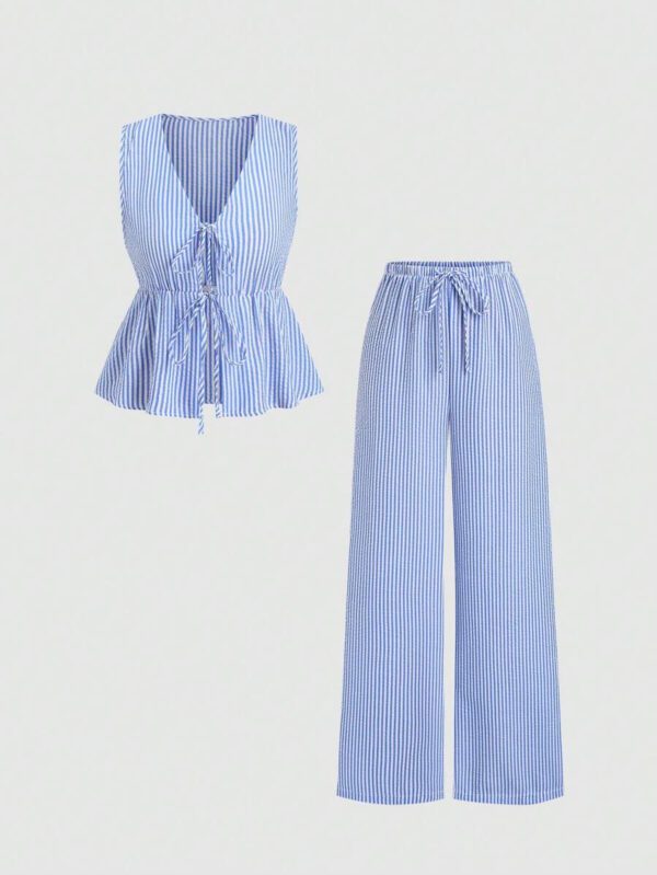 Sweetra Tenue deux pièces pour femmes pour le port quotidien – Image 24