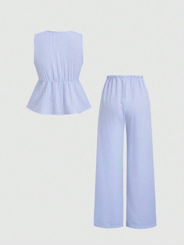 Sweetra Tenue deux pièces pour femmes pour le port quotidien – Image 33