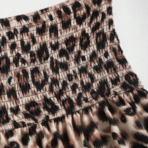 SHEIN PETITE Tenues deux pièces léopard pour femmes pour un port quotidien