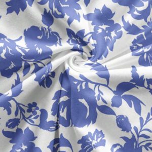 Soleia 2 pièces/Set Femmes Ensemble top court et mini-jupe imprimé floral, tenue estivale de loisirs