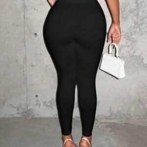 SHEIN SXY Legging Unicolore Taille Haute