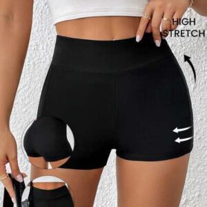SHEIN Essnce Short Cycliste Unicolore Taille Haute