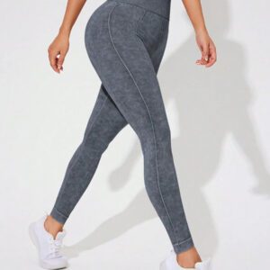 Seamluxe SHEIN Sport Leggings de sport casual slim taille haute pour femmes, à porter au quotidien