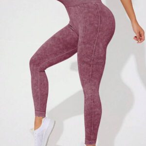 Seamluxe SHEIN Sport Leggings de sport casual slim taille haute pour femmes, à porter au quotidien