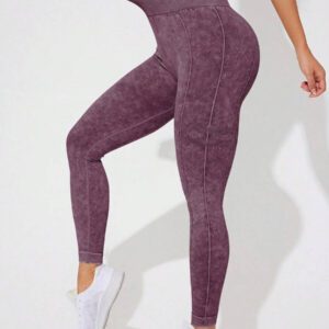 Seamluxe SHEIN Sport Leggings de sport casual slim taille haute pour femmes, à porter au quotidien