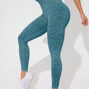 Seamluxe SHEIN Sport Leggings de sport casual slim taille haute pour femmes, à porter au quotidien