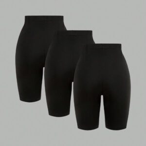 SHEIN SXY 3 paquets de leggings pour femme, confortables et doux pour le yoga, le fitness, le cyclisme et le port quotidien