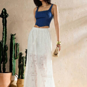 Forever 21 Débardeur en denim lavé vintage sexy et polyvalent du style Y2K