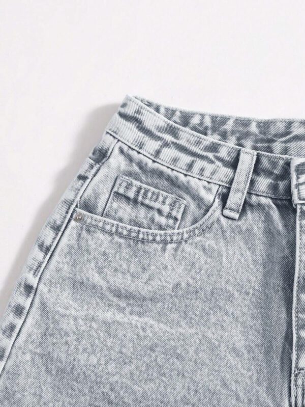 SHEIN EZwear Short en jean effiloché pour femme, pour l'été – Image 24