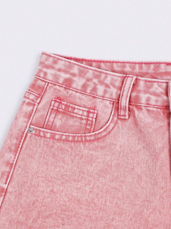 SHEIN EZwear Short en jean effiloché pour femme, pour l'été – Image 38