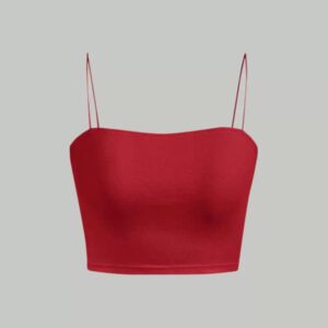 SHEIN MOD Débardeur court ajusté de couleur unie pour femme