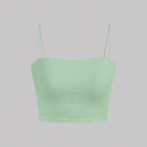 SHEIN MOD Débardeur court ajusté de couleur unie pour femme