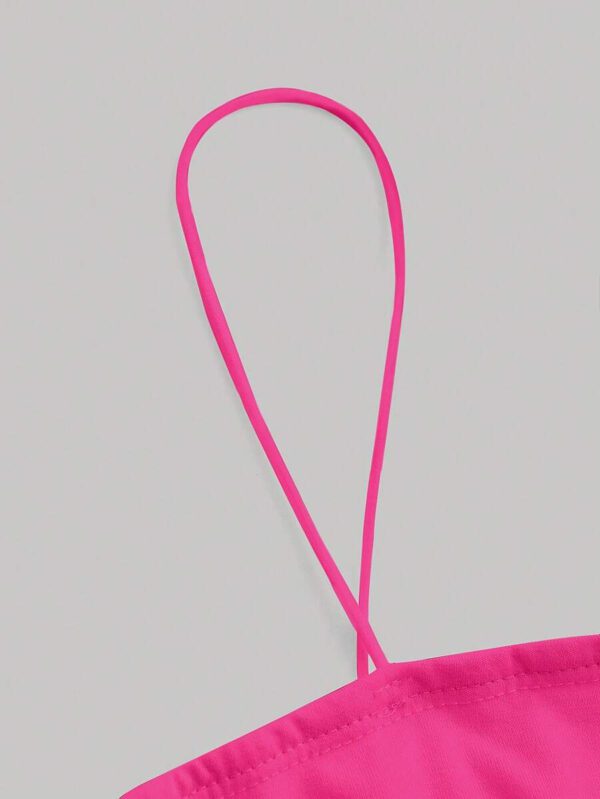 SHEIN MOD Débardeur court ajusté de couleur unie pour femme – Image 52