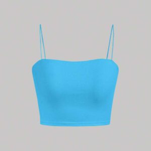SHEIN MOD Débardeur court ajusté de couleur unie pour femme