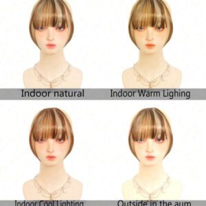 Extensions de cheveux synthétiques avec frange à clipser. Frange fausse pièce de rechange pour les femmes. Frange à clipser pour les cheveux de devant