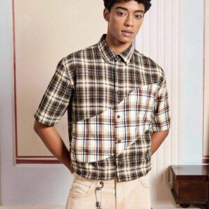 SWAVVY Chemise noire ample et décontractée à manches courtes pour hommes, chemise urbaine et sobre, pour les amis