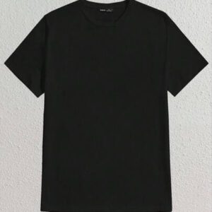 Manfinity VCAY T-shirt unicolore à col rond pour homme, été