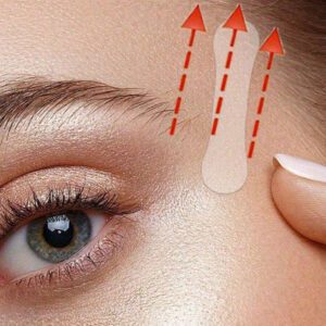 Un ensemble de rubans et bandeaux faciaux, comprenant 18 rubans faciaux invisibles, avec 4 sangles réglables, convenant pour le cou, la ligne de la mâchoire et la zone du double menton, réutilisables et sans parfum.