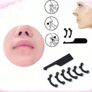 Releveur de nez réglable - Clip de levage de nez transparent - Réutilisable, sans parfum, sans batterie, usage multi-scénarios pour l'embellissement et le confort