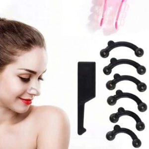 Releveur de nez réglable - Pince de levage du nez transparente - Réutilisable, sans parfum, sans pile nécessaire, utilisation dans plusieurs scénarios pour l'embellissement et le confort