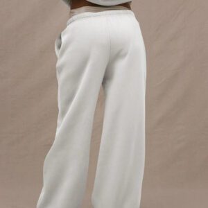 MUSERA Pantalon de survêtement à jambes larges avec cordon de serrage, vacances de printemps, décontracté pour l'aéroport, été années 90, mignon style Y2K, aéroport, remise des diplômes, rentrée scolaire, pour les enseignantes, rentrée scolaire, automne, hiver, Noël