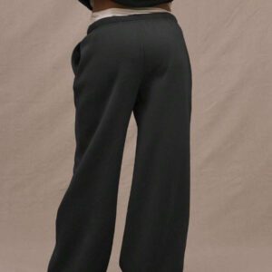 MUSERA Pantalon de survêtement à jambes larges avec cordon de serrage, vacances de printemps, décontracté pour l'aéroport, été années 90, mignon style Y2K, aéroport, remise des diplômes, rentrée scolaire, pour les enseignantes, rentrée scolaire, automne, hiver, Noël