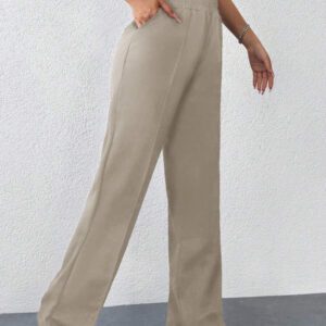 Pantalon de survêtement à taille élastique pleine