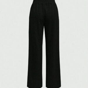 INAWLY Pantalon de survêtement à jambe large à taille élastique avec imprimé à rayures