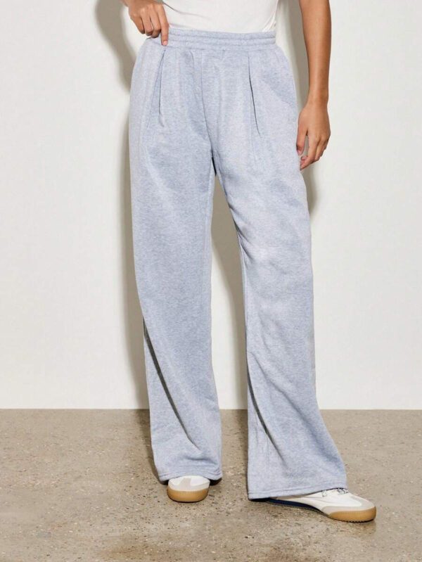 AiiRZ Pantalons de jogging ultra doux et taillés à jambes larges, avec poches, taille élastique. Pantalons de loisirs confortables pour l'hiver, le sport et la gym – Image 6