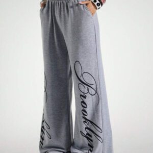 StreetHx Pantalon de survêtement casual d'été pour femme streetwear avec imprimé lettre