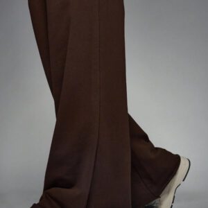 MISSGUIDED Pantalon de jogging ample et large, pantalon de loisirs en molleton, pantalon de sport d'hiver avec poches et logo appliqué, vêtement actif douillet pour l'automne