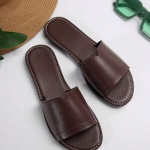 Chaussons plats décontractés pour femmes, sandales de plage pour l