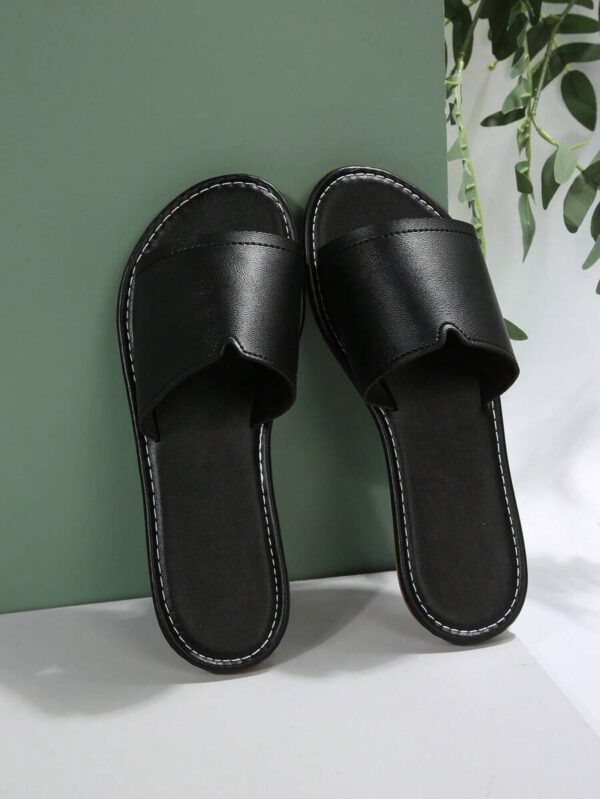 Chaussons plats décontractés pour femmes, sandales de plage pour l – Image 42