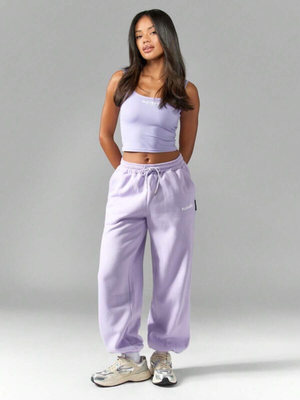 Missguided x Playboy Pantalon de jogging confortable, pantalon de survêtement de loisirs avec poches latérales, taille élastique, vêtement d'athlétisme, pantalon de workout, d'exercice, de fitness, de performance, de gym, de course – Image 5